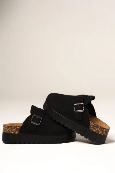 Zueco Alto Negro  YY-01