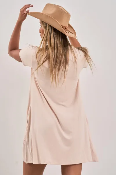 Vestido Modal Beige