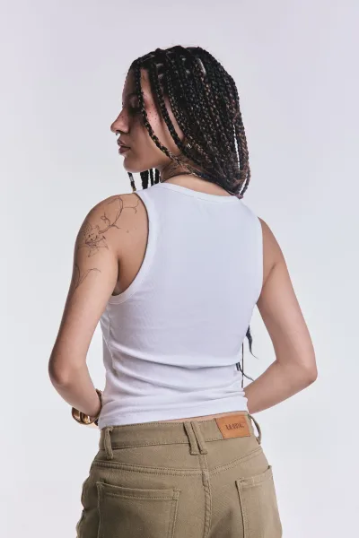 Musculosa Basica Morley Blanco