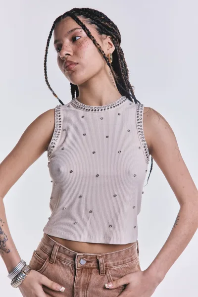 Musculosa Pulso Beige