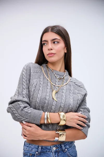 Sweater Momento Gris L26-3362