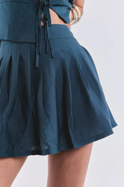 Short Pollera Luz Verde