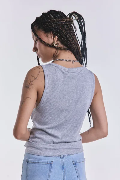 Musculosa Basica Morley Gris