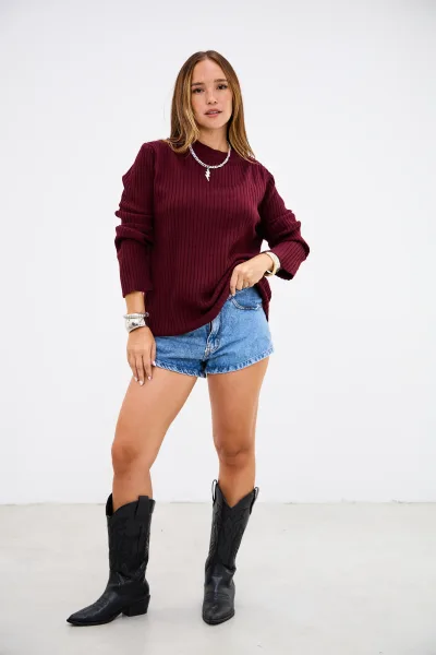 Sweater Alegria Bordeaux L26-3353