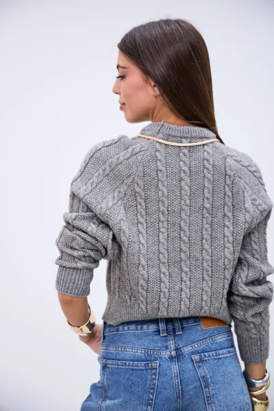Sweater Momento Gris L26-3362