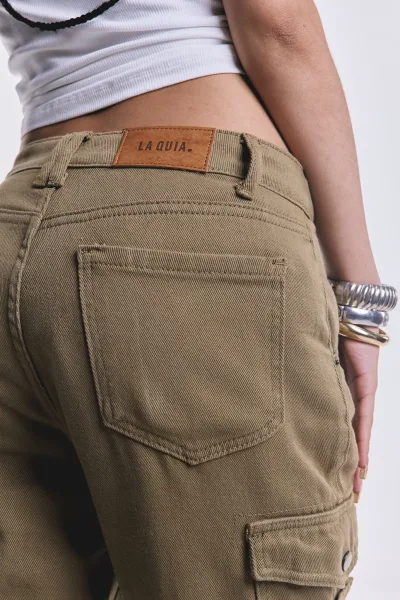 Denim Cargo Icaro Verde