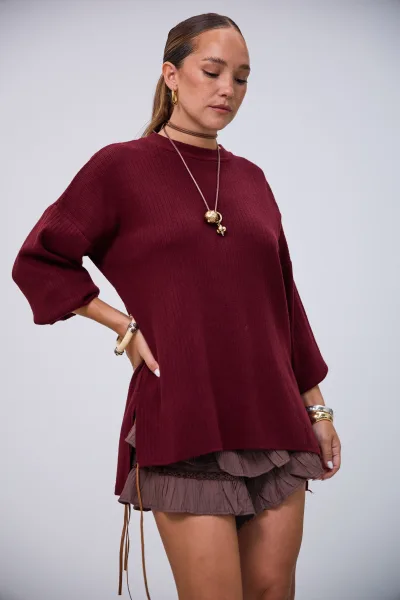 Sweater Reset Bordeaux