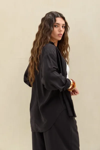 Pantalon Liso Negro