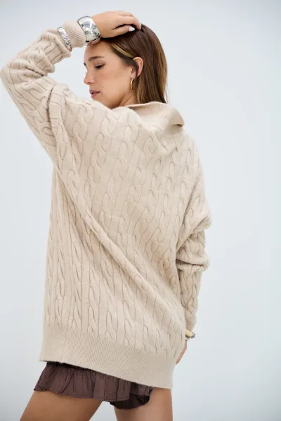 Sweater Subidon Beige L26-3370