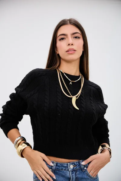Sweater Momento Negro L26-3362