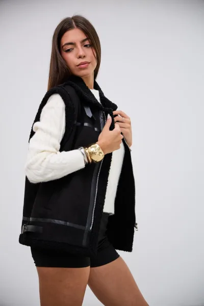 Chaleco Sensacion Negro L26-3348