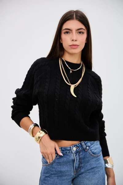 Sweater Momento Negro L26-3362