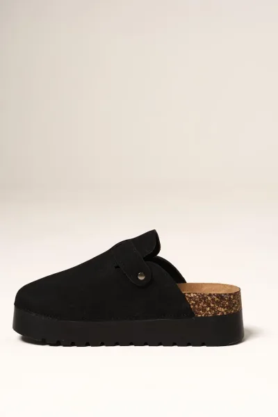 Zueco Alto Negro  YY-01
