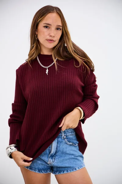Sweater Alegria Bordeaux L26-3353
