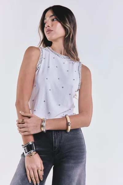 Musculosa Pulso Blanco